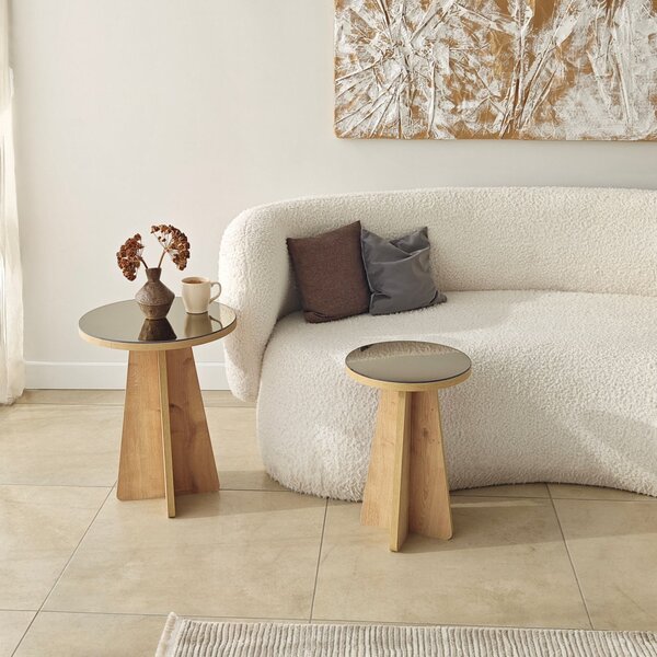 Luna - Bronze, Sapphire Oak