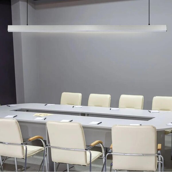 V-TAC ezüst mennyezetre függeszthető lineáris LED lámpa 120cm 40W hideg fehér - SKU 21601
