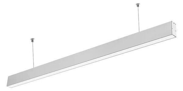 V-TAC ezüst mennyezetre függeszthető lineáris LED lámpa 120cm 40W hideg fehér - SKU 21601