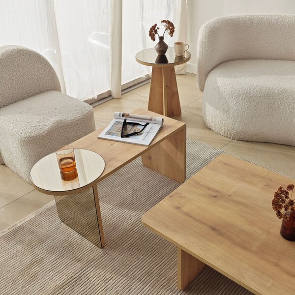 Luna 4 - Bronze, Sapphire Oak