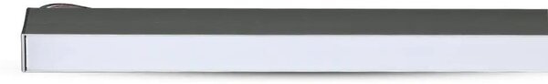 V-TAC ezüst mennyezetre függeszthető lineáris LED lámpa 120cm 40W hideg fehér - SKU 21601