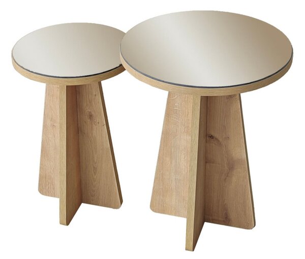 Luna - Bronze, Sapphire Oak