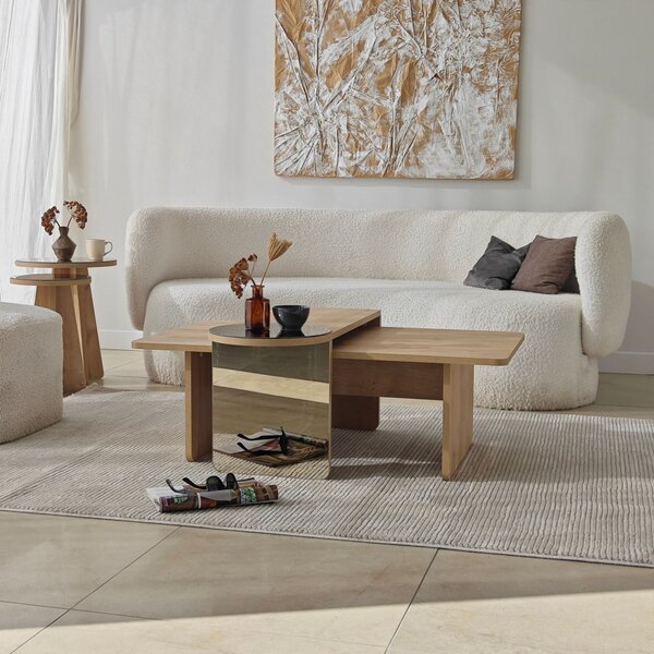 Luna 4 - Bronze, Sapphire Oak