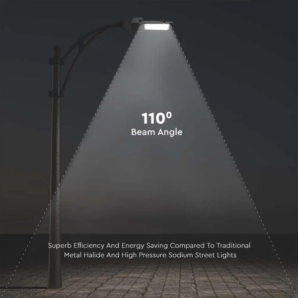 V-TAC utcai LED lámpa, térvilágító ledes lámpatest 30W természetes fehér - SKU 215251