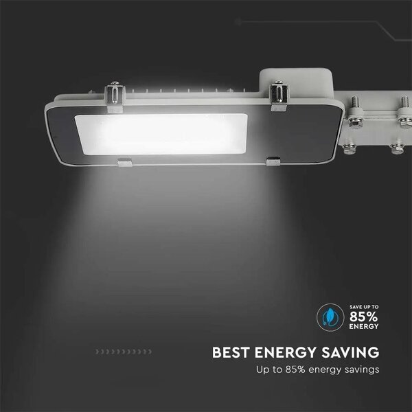 V-TAC utcai LED lámpa, térvilágító ledes lámpatest 30W természetes fehér - SKU 215251