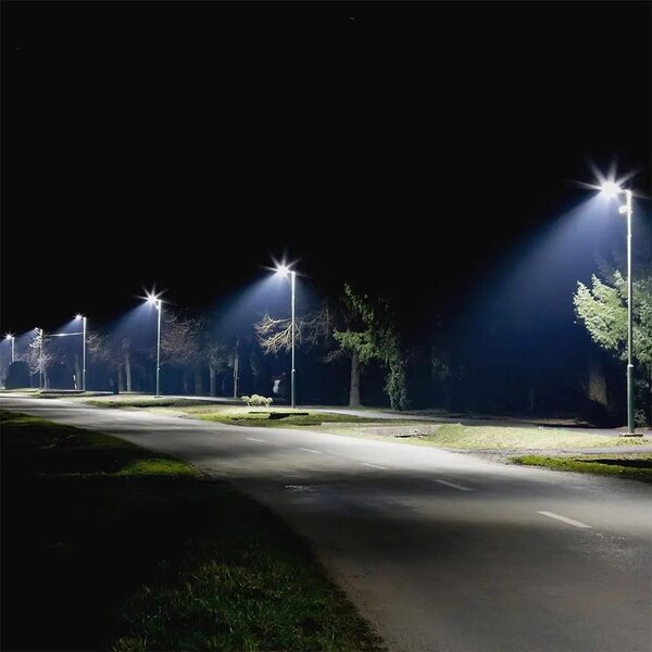 V-TAC utcai LED lámpa, térvilágító ledes lámpatest 30W természetes fehér - SKU 215251