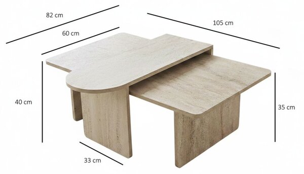 Paris - Bronze, Travertine