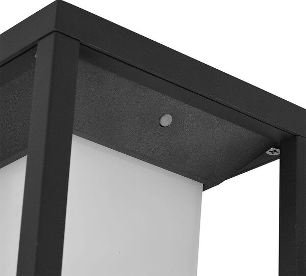 V-TAC 2W napelemes fali LED lámpa, IP65, meleg fehér - SKU 21784