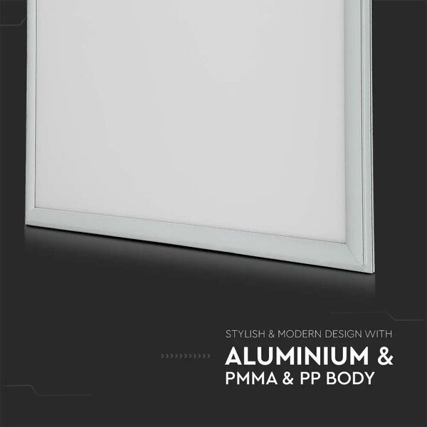 V-TAC LED panel hideg fehér 29W 60 x 60cm, 137 Lm/W - SKU 2162426