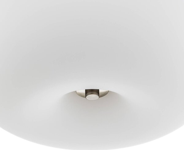 EGLO Optica modern függő lámpa, 35 cm, dimmelhető, Fehér / opál, Nappali / Étkező, Üveg, Modern