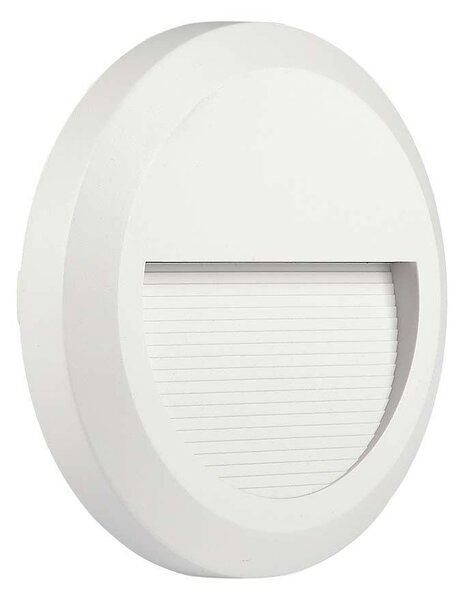V-TAC 2W fehér LED lépcsővilágítás, kerek, IP65, meleg fehér - SKU 211315