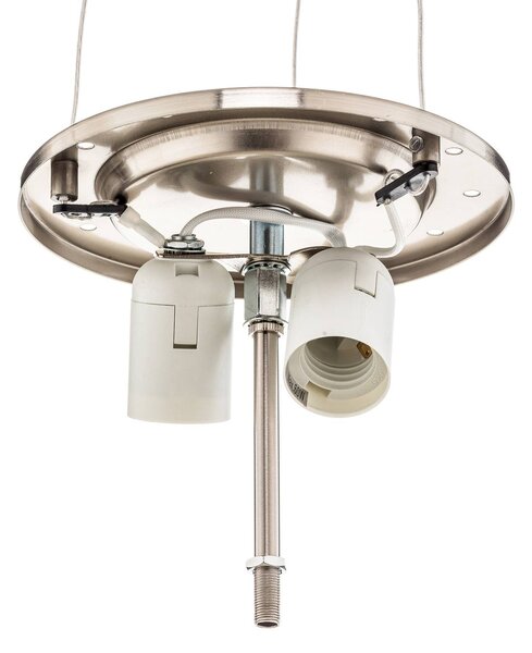 EGLO Optica modern függő lámpa, 35 cm, dimmelhető, Fehér / opál, Nappali / Étkező, Üveg, Modern