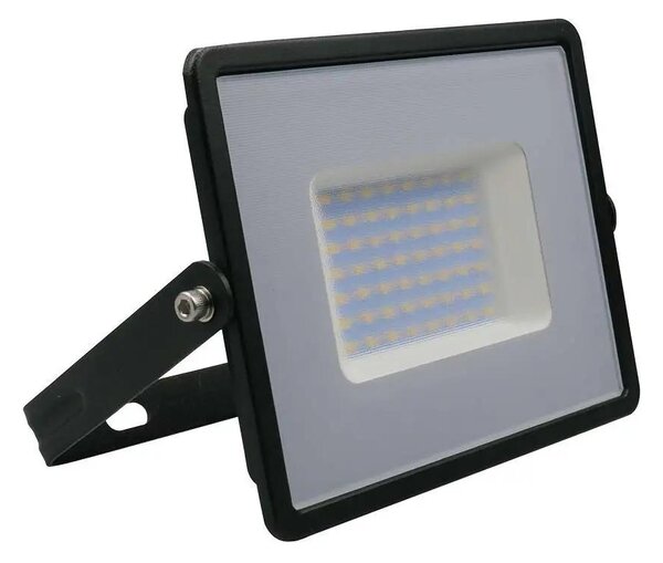V-TAC E-széria LED reflektor 50W természetes fehér, fekete házzal - SKU 215959
