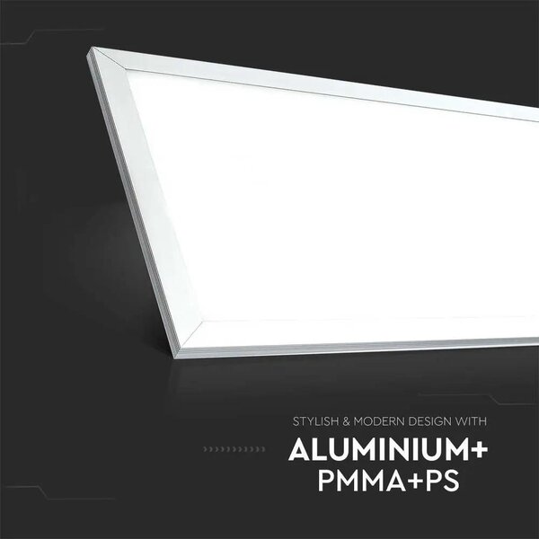 V-TAC LED panel hideg fehér 29W 120 x 30cm, 137 Lm/W - SKU 216258