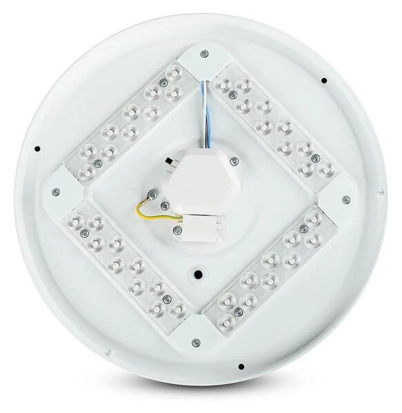 V-TAC 12W csillagos, mennyezeti LED lámpa, ?26 cm, változtatható szinhőmérséklettel - SKU 217602