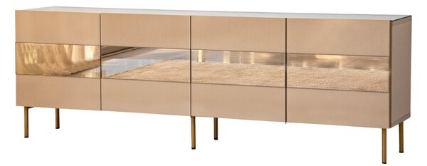 Leon TV-állvány, bronz-arany, 180 cm