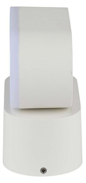 V-TAC 5W kültéri, fehér, forgatható, fali LED lámpa természetes fehér - SKU 218287