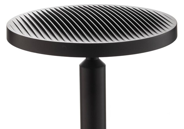 Lucande LED kültéri világítás Akito, antracit, 220 cm, IP54, Fekete, Alumínium, Modern