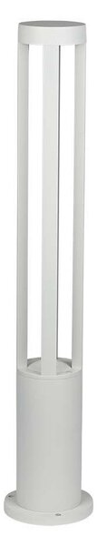 V-TAC 10W kültéri COB LED lámpa oszlop 80 cm, meleg fehér, fehér házzal, 100 Lm/W - SKU 128325