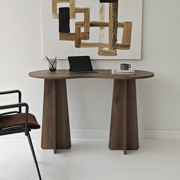 Infini íróasztal, dió, 120 cm