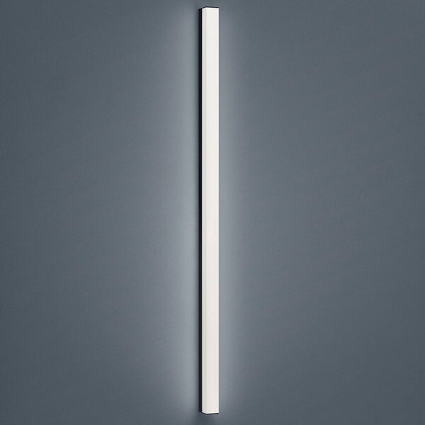 Helestra Lado LED tükör lámpa fekete 120 cm, Fekete, Fürdőszoba, fém, Modern