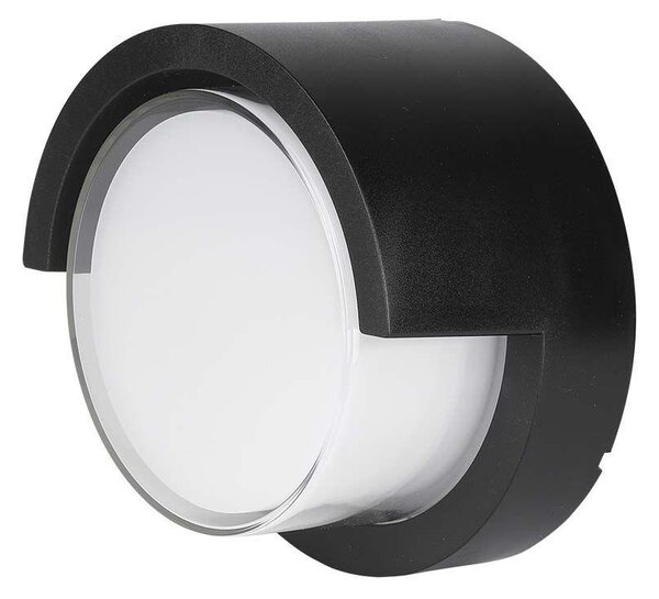 V-TAC 7W kültéri, kerek fali LED lámpa meleg fehér - SKU 218609