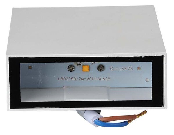 V-TAC 4W kültéri fehér fali LED lámpa hideg fehér, 100 Lm/W - SKU 218562