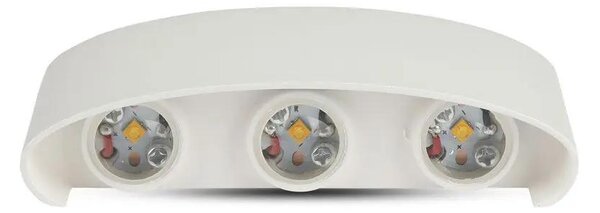 V-TAC 5W kültéri homokfehér fali LED lámpa meleg fehér - SKU 218613