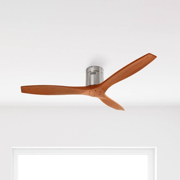 LEDS-C4 Mennyezeti ventilátor Stem fa lapátokkal, sötét, Sötét fa, Nappali / Étkező, Fa, Modern