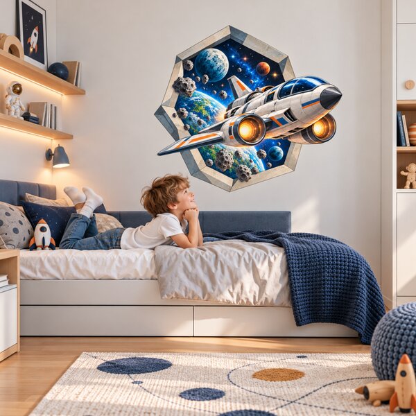 PIPPER. Rakéta az űrben – textil falmatrica