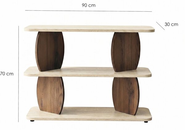 Armonia - Travertine, Walnut