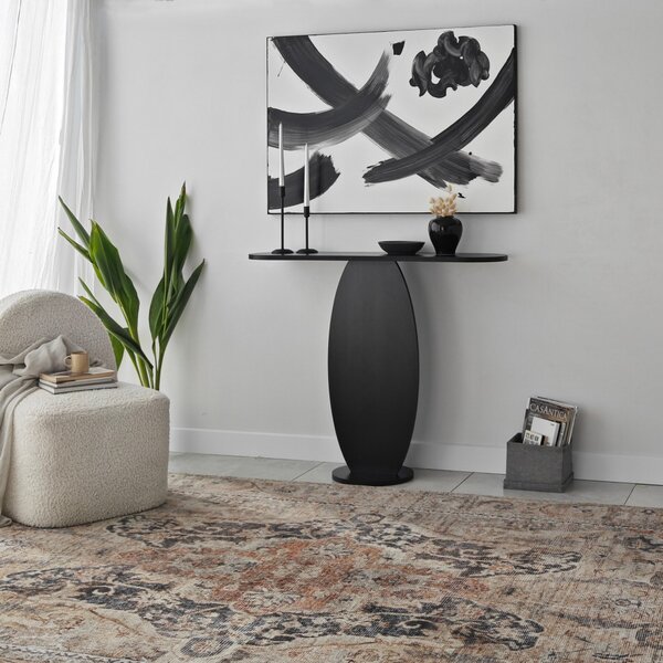 Ellittica komód, antracit, 100 cm