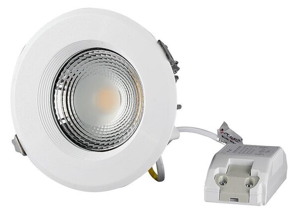 V-TAC süllyeszthető LED COB mélysugárzó lámpa 40W hideg fehér - SKU 211280