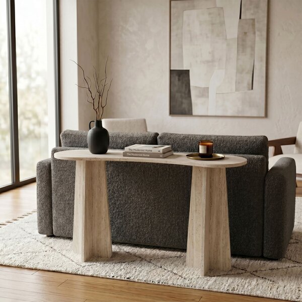 Zen komód, travertin, 120 cm