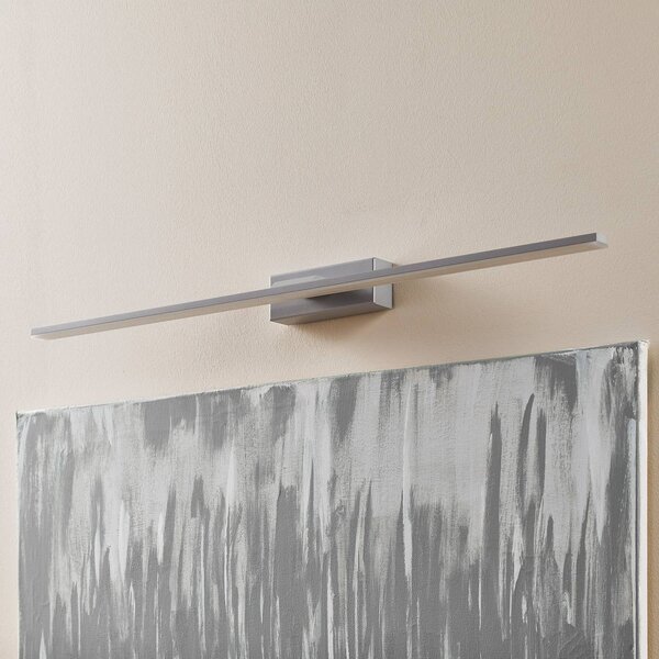 MCJ LED fali lámpa Miroir 80 cm alumínium 3000K, Alu / szürke / cink, Fürdőszoba, Alumínium, Modern
