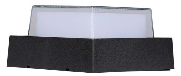 V-TAC 7W kültéri, szögletes fali LED lámpa meleg fehér - SKU 218612