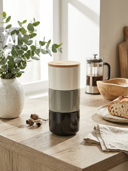 Sinsay - Ételtároló edények 3 db - fekete