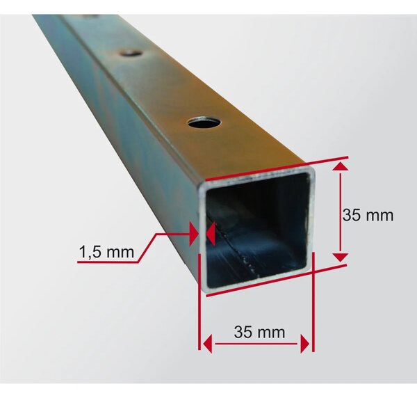 Partisátor ollós 3x3 m STEEL Prémium – 4 oldalfal szín zöld