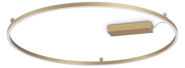 ORACLE SLIM LED mennyezeti lámpa, sárgaréz, Ø90 cm, 3000K