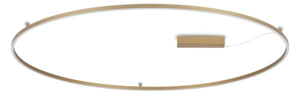 ORACLE SLIM LED mennyezeti lámpa, sárgaréz, Ø150 cm, 3000K