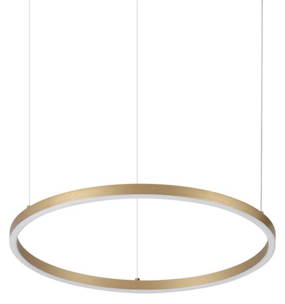 ORACLE SLIM LED függőlámpa, sárgaréz, Ø50 cm, 3000K
