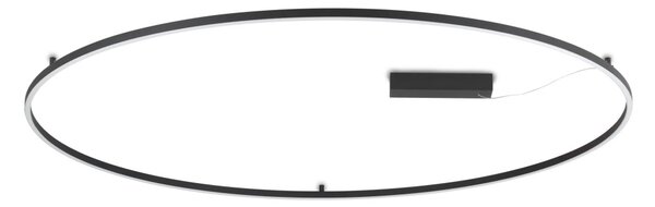 ORACLE SLIM LED mennyezeti lámpa, fekete, Ø150 cm, 3000K