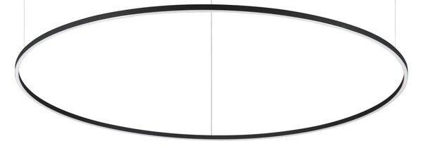 ORACLE SLIM LED függőlámpa, fekete, Ø150 cm, 2700K