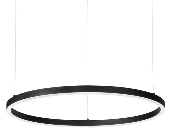 ORACLE SLIM LED függőlámpa, fekete, Ø90 cm, 2700K