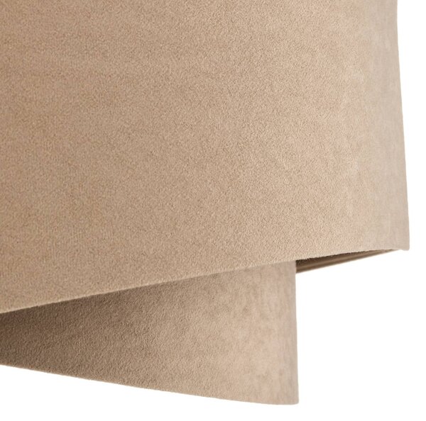 Maco Design Vivien lógó világítás, két színű, krém/arany, dimmelhető, Krém / borostyánsárga, Nappali / Étkező, Textil / szövet / selyem, Modern