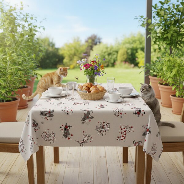 Terítő Macskák 90x90 cm Made in Italy
