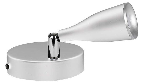 V-TAC egyfejű 4.5W beltéri fehér fali LED lámpa, meleg fehér, 90 Lm/W - SKU 218262