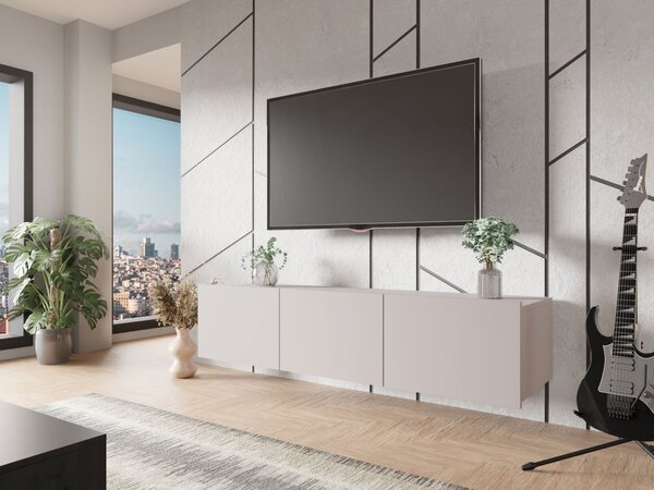 TV asztal + szekrény Brenali 150 BR04 (warmia dió)
