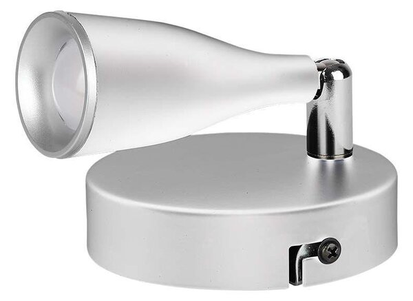 V-TAC egyfejű 4.5W beltéri fehér fali LED lámpa, meleg fehér, 90 Lm/W - SKU 218262