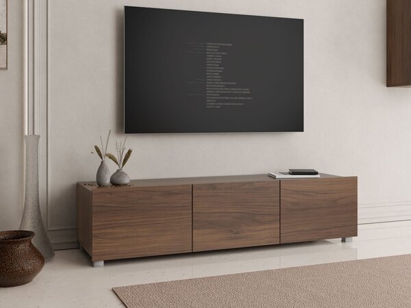TV asztal + szekrény Brenali 150 BR04 (warmia dió)